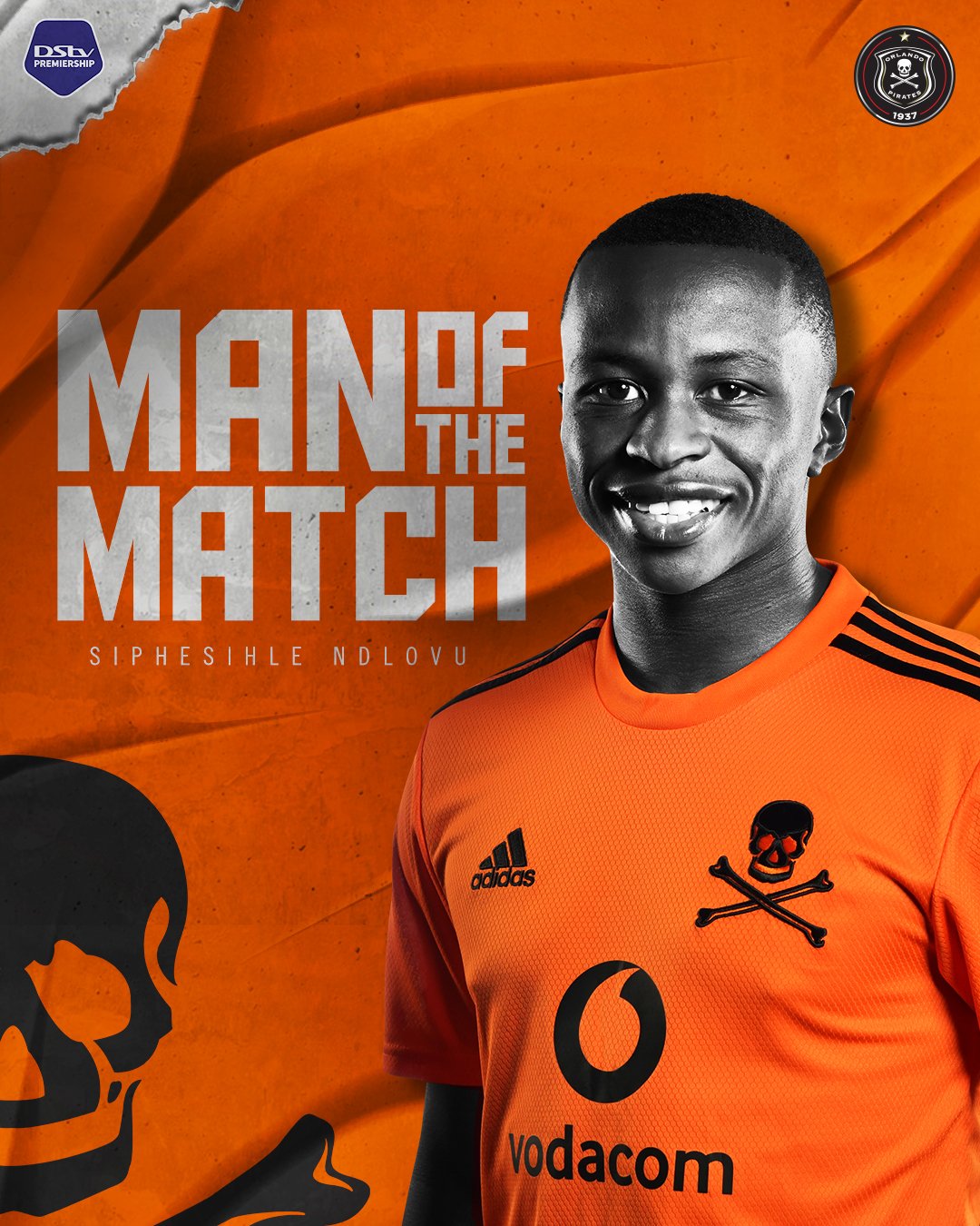 Orlando Pirates on Twitter: ☠ 🤴🏾 Man of the Match, Siphesihle Ndlovu ⚽️  FT