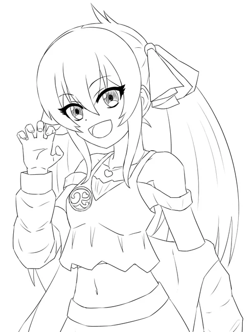 書き直してたら色ぬりまで終わらなかった 