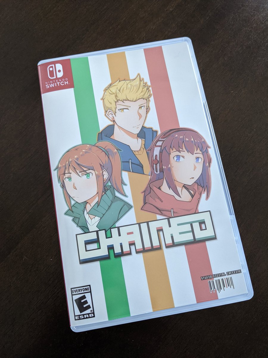 AnimationLife's tweet photo. Special Game Giveaway: Chained for the Nintendo Switch!

A unique puzzle based, story driven indie game.

Win a download eShop code of Chained inside of a specially made signed physical case!

To enter, you MUST retweet this post &amp; follow both @Studio_DigitalC &amp; @BundleTracker https://t.co/kTRf0XrwmT