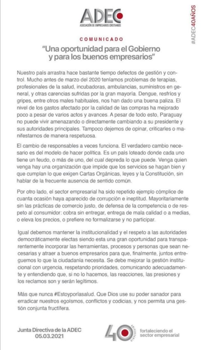 El verdadero cambio necesario es del modelo de hacer política. Es un país loteado donde cada uno tiene un feudo, o más de uno, del cual depreda lo que puede.