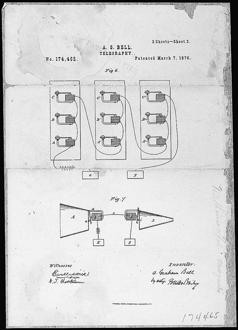 engineers_feed's tweet photo. On Mar 7, 1876 – Alexander Graham Bell is granted a patent for an invention he calls the "telephone". https://t.co/qi4eYdreQq