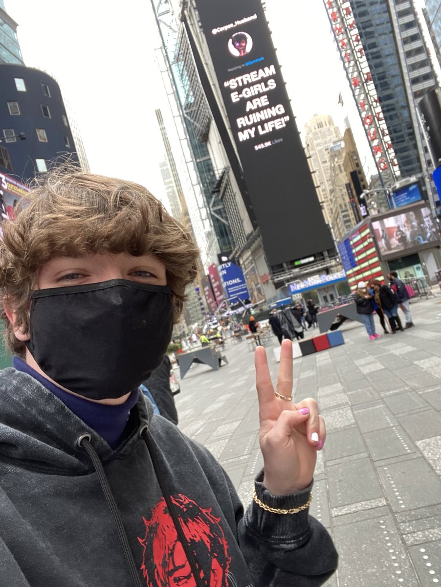 LunaSwiftie13's tweet photo. So proud!! Let’s cause more chaos #alwaysherecorpse #corpsetakesnyc https://t.co/eH89jyW4qg