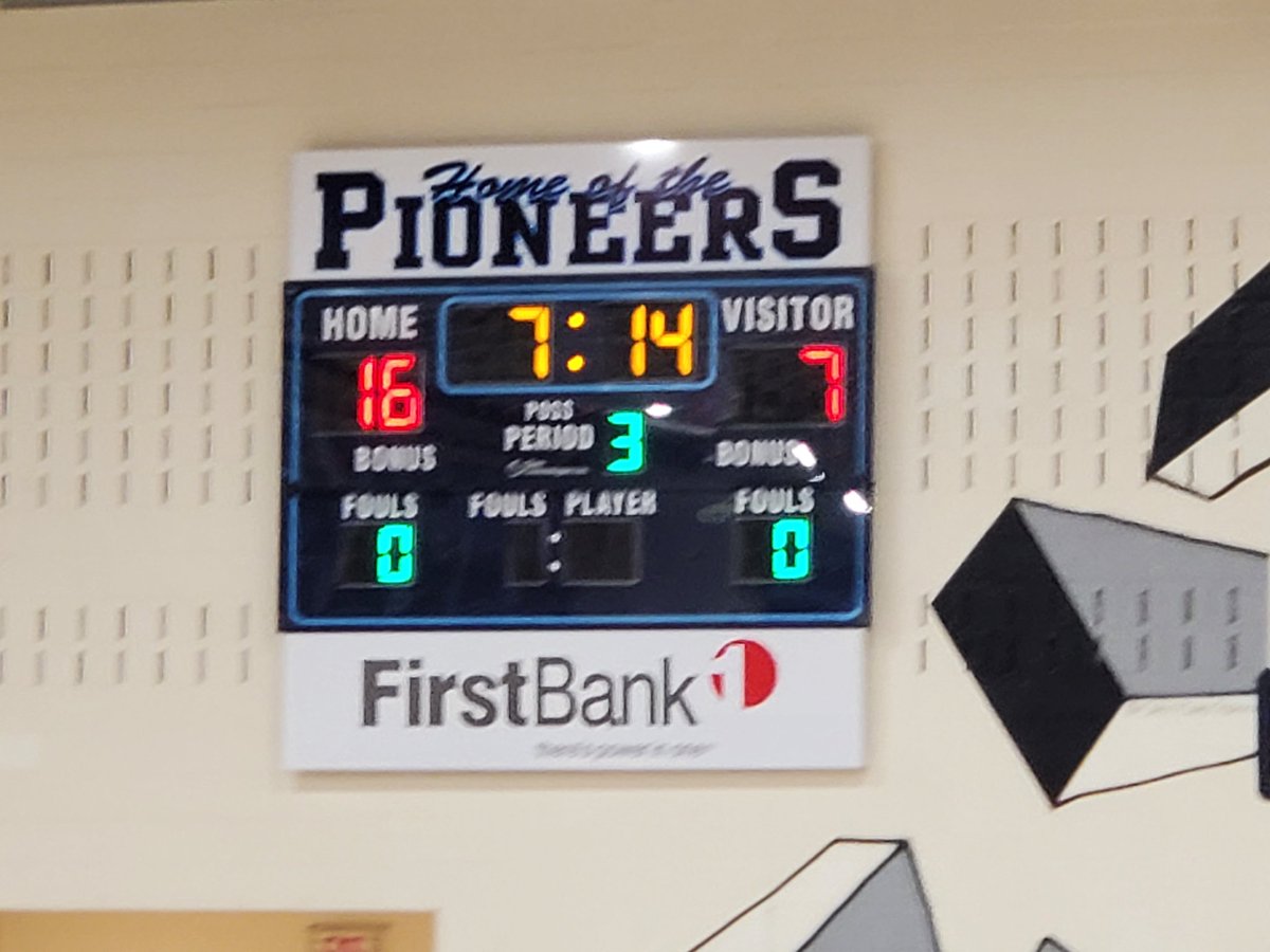 Millbrook JV Girls up at the half!