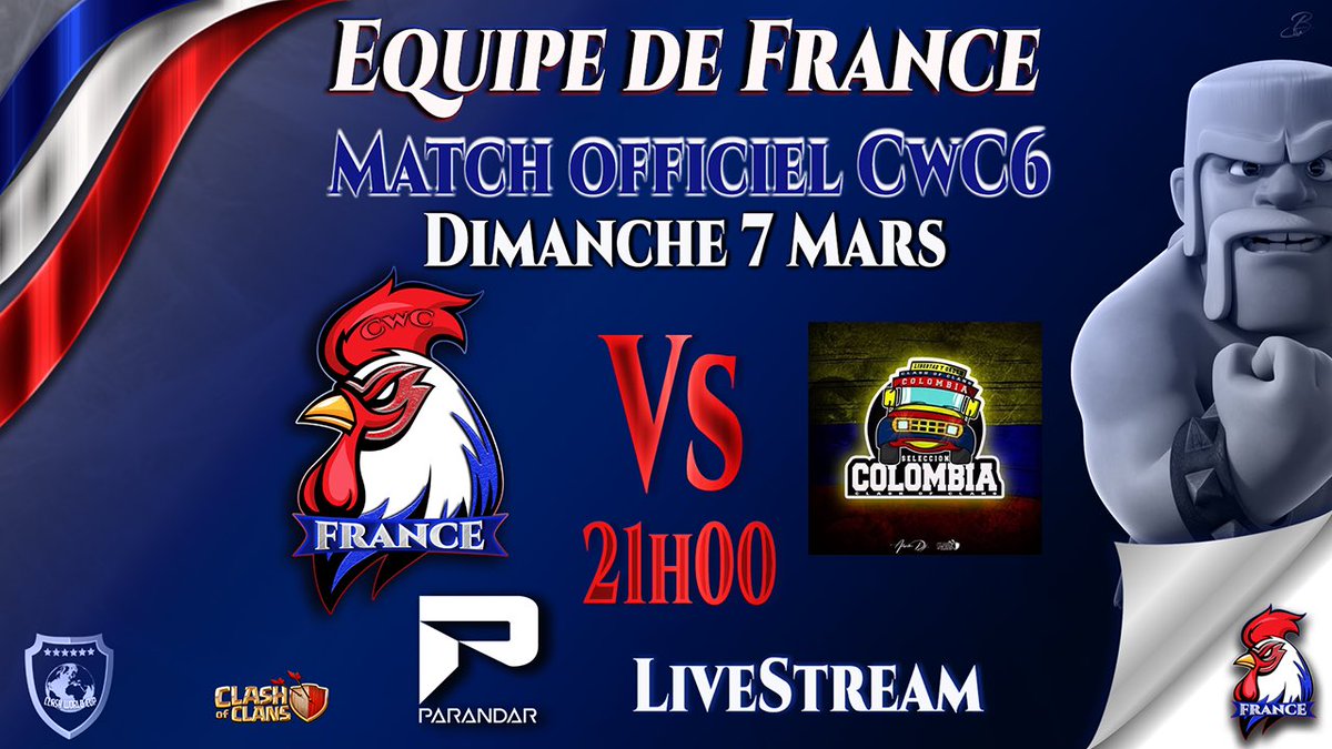 Team France CoC tweet media