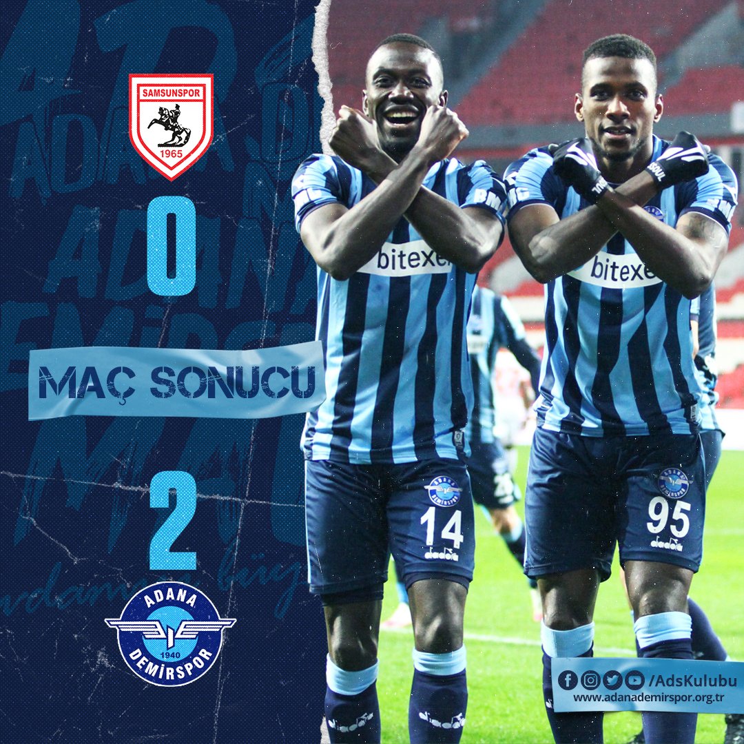 Samsun'dan Zaferle Dönüyoruz! #AdanaDemirspor