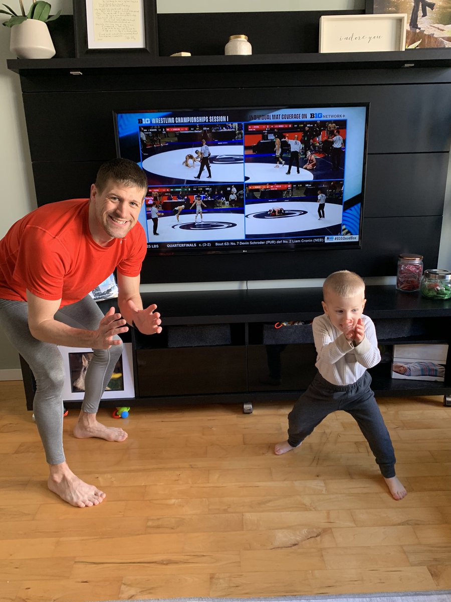 CraigDegreef's tweet photo. @B1GWrestling #b1gquadbox Saturday’s are for the Boys! Here we go now boys!! @PsideWrestling https://t.co/4kTkPD5gzC
