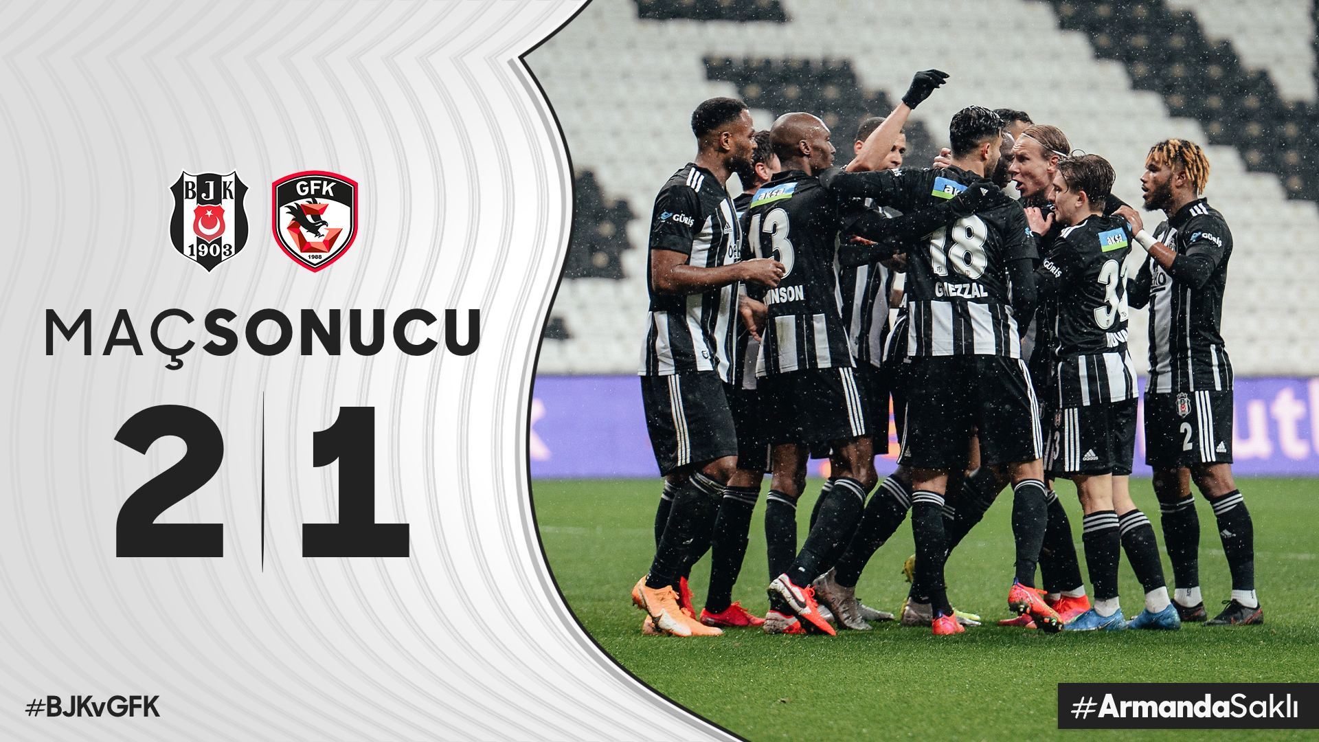 Beşiktaş JK on X: Beşiktaşımız, Süper Lig'in 21. haftasında Gaziantep FK'yı  3-0 mağlup etti 🔥😎🦅 #Beşiktaş  / X