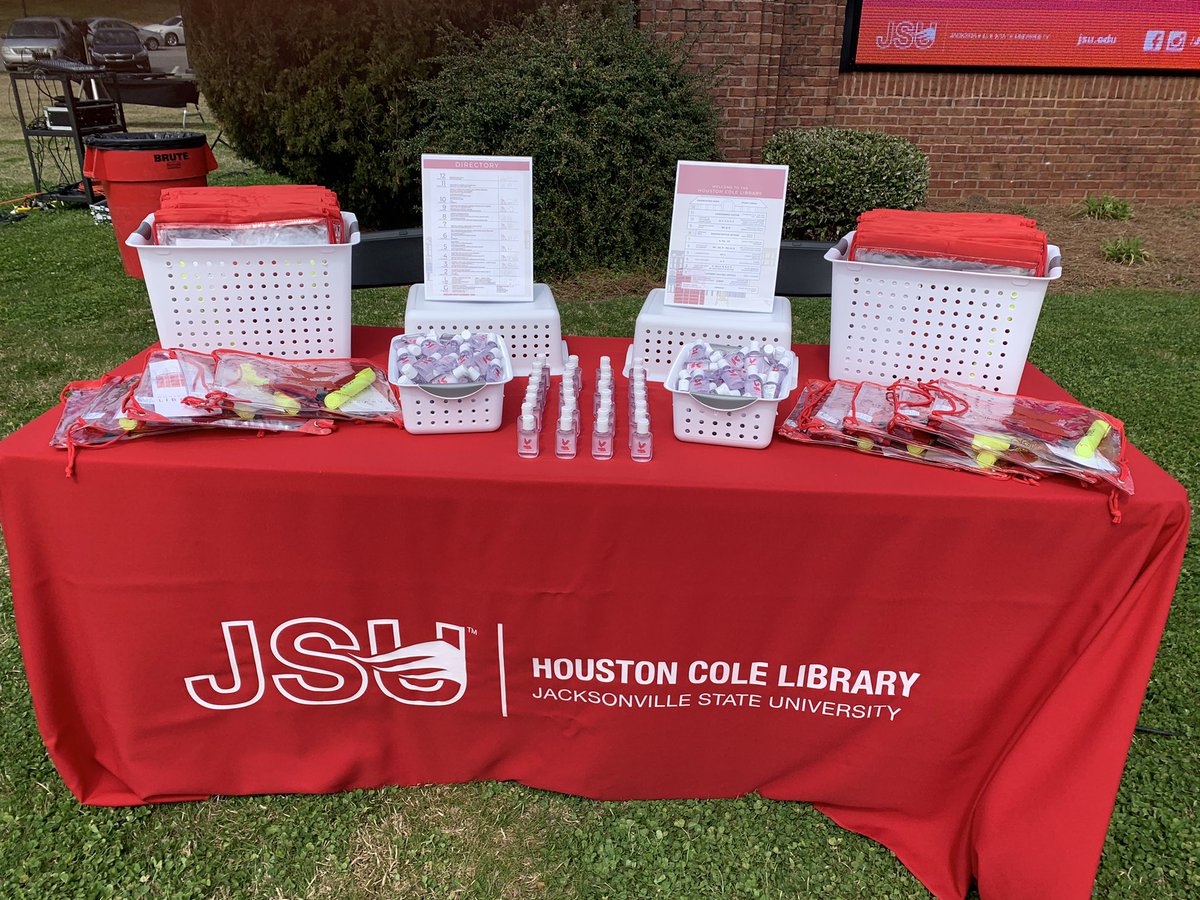 JSULibrary's tweet photo. #PreviewDay2021 is about to start! Stop by our table on the TMB lawn to learn how YOUR Library can help you. Can’t wait to see you, #FutureGamecocks #JSU25. https://t.co/X47EWd80xQ