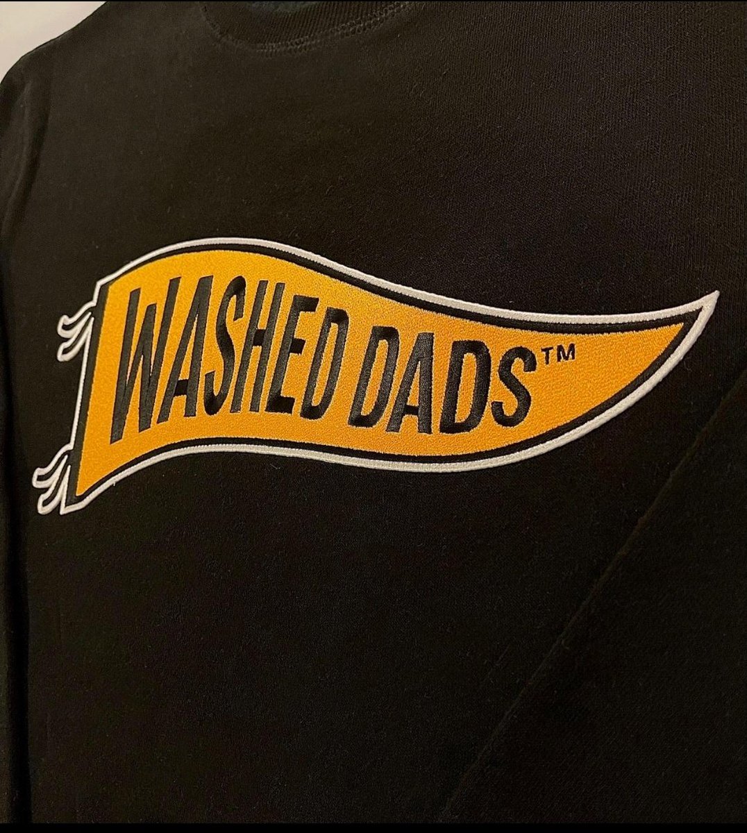 WashedDads's tweet photo. 🚨🚨🚨🚨 Available now!! The Washed Dads are showcasing a limited release from our Signature Collection. This drop includes crewnecks with patch designs from the “Black Gold” series. The WD Pennant and Script designs were reimagined and brought to life through embroidered thread. https://t.co/wtwINAydpA