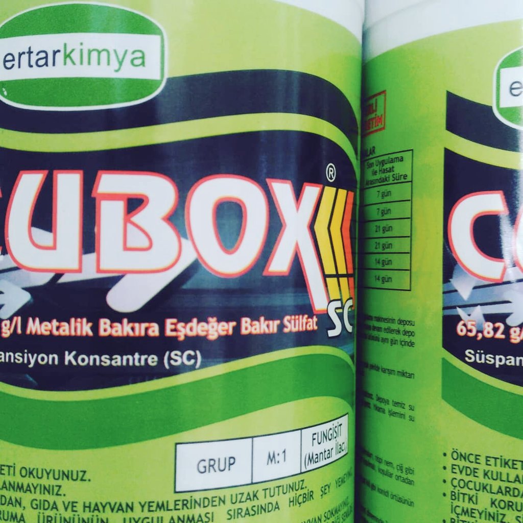 Özel formülasyonu ve bakır oranıyla mildiyö,karaleke gibi önemli fungal hastalıklara karşı düşük dozda yüksek etki gösteren,bağ,domates, armut,elma,zeytin gibi tarım ürünlerinde ruhsatlı Cubox SC Niksar da Hasat Tarım'da üreticilerimize sunulmuştur.
#niksar #tarım #bitkikoruma