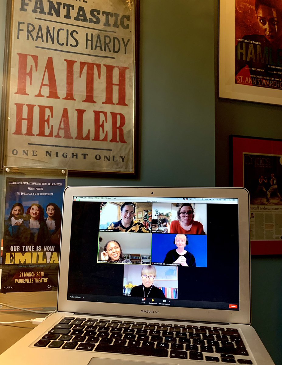 PakenhamKate's tweet photo. Inspiring hour with @WOWisGlobal @mogster @NicolefcCharles @caitskin @katemosse talking @EmiliaThePlay and #womaninhistory. All part of WOW’s 3-week online festival to celebrate #IWD2021
Check out the programme at https://t.co/kPFozTwuis
#paywhatyoucan
#festivalfriend https://t.co/ENK2reRl1O