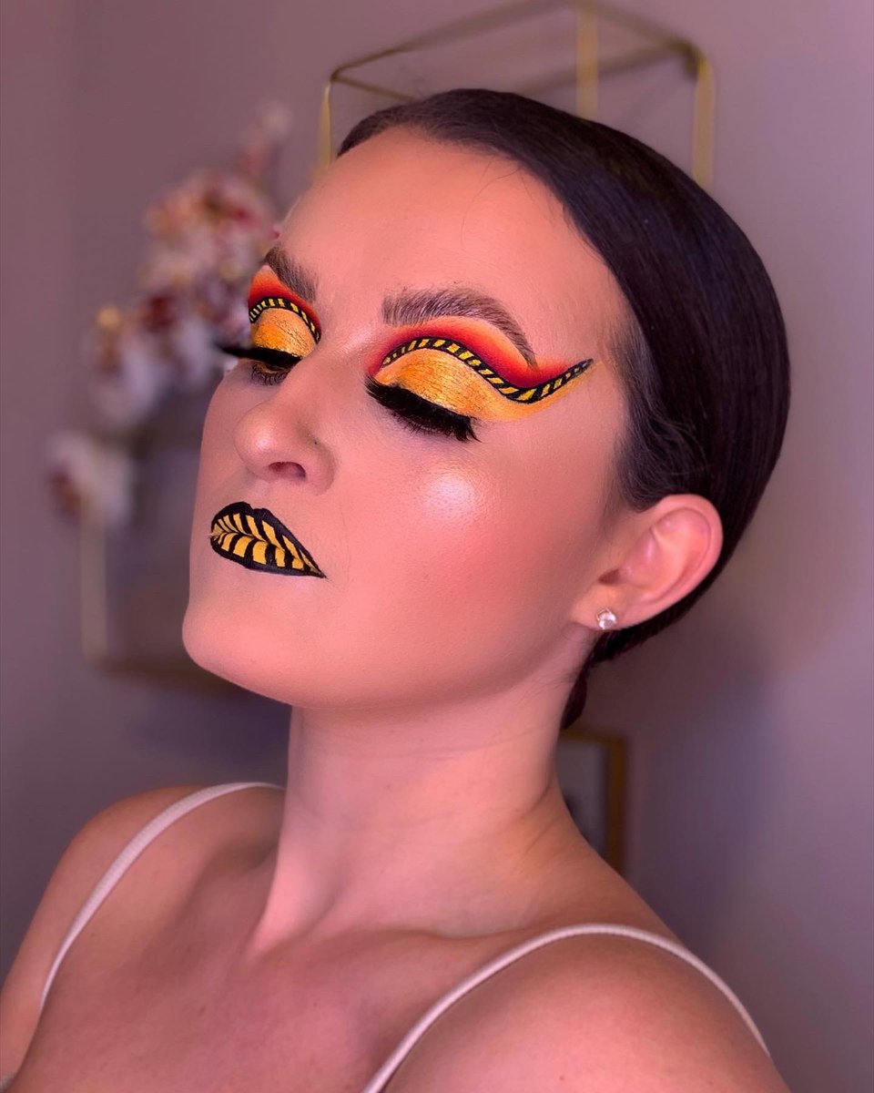 shadesofjay_mua's tweet image. 33/100 ⚠️ #100daysofmakeupchallenge