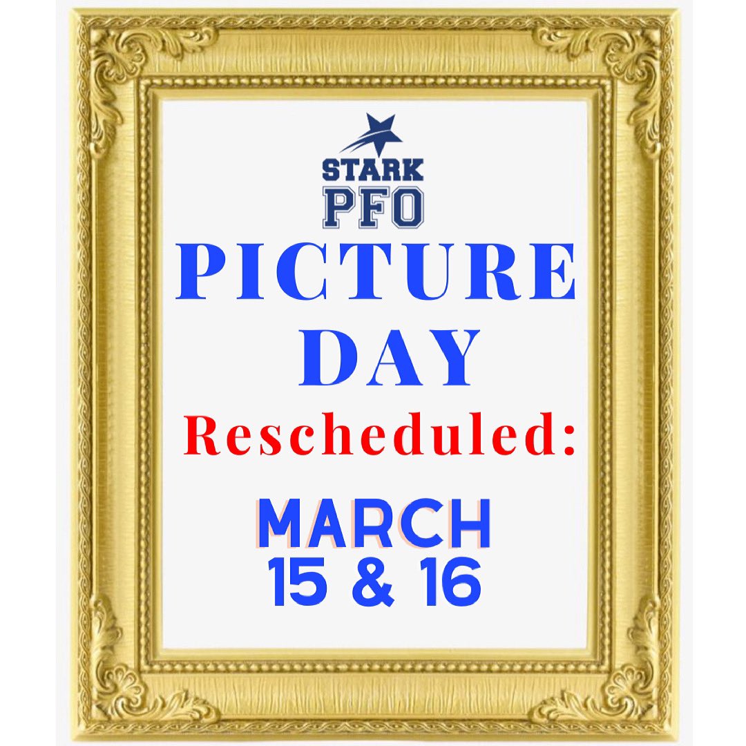 StarkPFO's tweet photo. REMINDER: Picture Day is Monday, March 15th &amp; Tuesday, March 16th. Families can still order pictures via Lifetouch's online portal or via the order forms that were sent home.
To order:
Visit https://t.co/5j2wWErnzu
Enter your Picture Day ID (see email)
Then pick your package! https://t.co/TRUozzwA1b