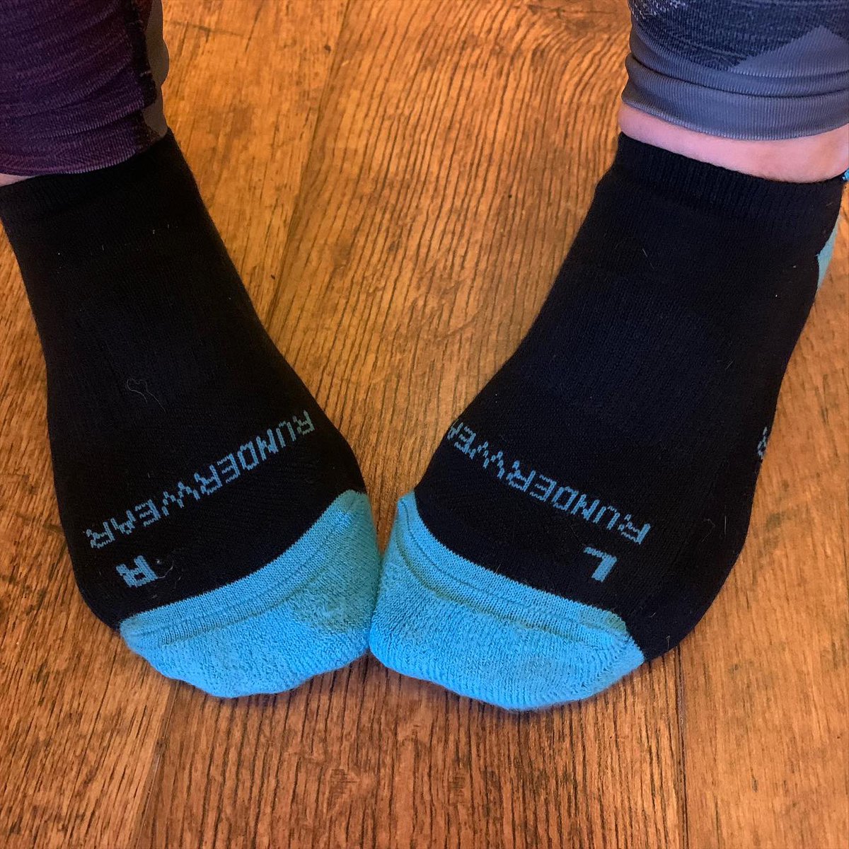 RiallyGoodGrub's tweet image. Well after a year of running and a year of blisters I decided to splash out on some good running socks!! 

Thank you @runderwear for saving my feet! Oh they've never been so comfy on a run! AND I ran the fastest time I've run in an age! I'm so chuffed! 
#running #runderwear