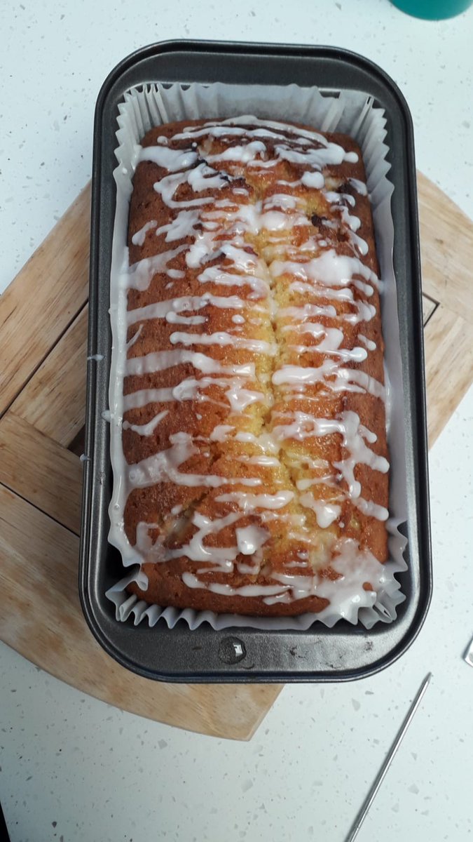 Clare1728's tweet photo. Baking Saturday!! A good old lemon drizzle! Next week....something very different!! #baking #family #virtualbakeoff https://t.co/thO1nHnDwr