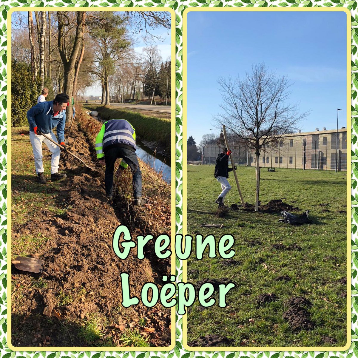 PIZuidOost's tweet photo. PI Zuid-Oost, locatie Ter Peel levert op verzoek van de #Groengroep Sevenum een bijdrage aan het realiseren van de Greune Loëper in Evertsoord. PI Zuid-Oost boeit! https://t.co/S7qqDg0zJ5