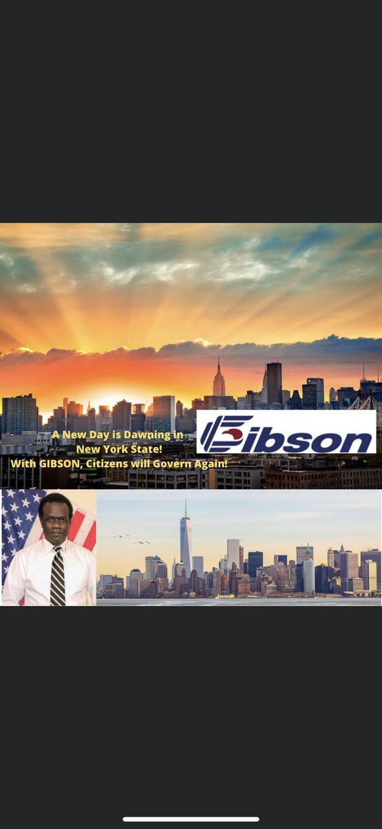 TeamGibson2022's tweet photo. The next Governor of NYC! Help us show support by sharing and joining Team Gibson for the latest news, updates, lives, fundraisers and more!! Share the word! There is a new Sheriff in town!! #Gibsonforgovernor #takingbacknyc https://t.co/OpWHykWBZ2