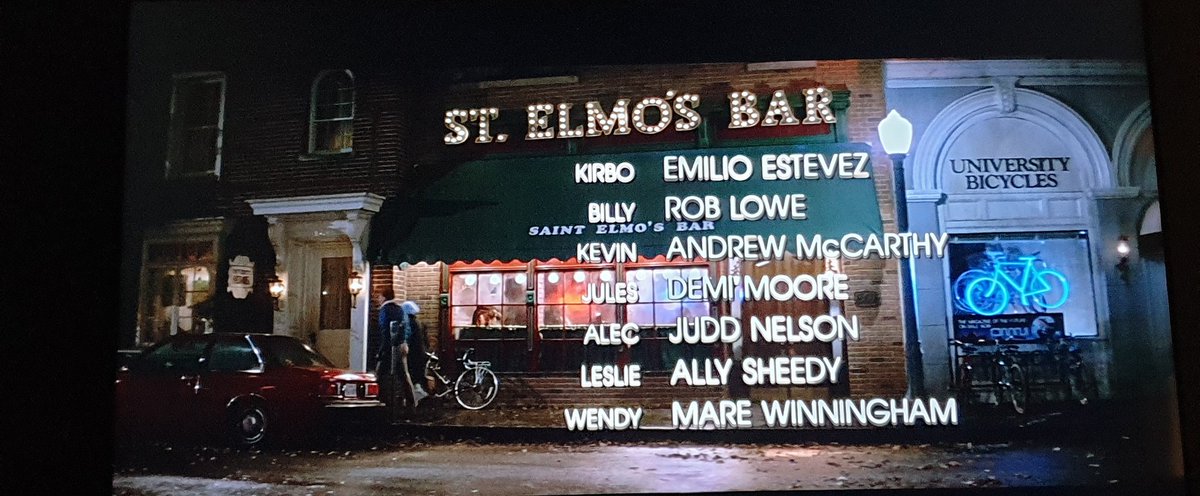 reelofthe51st's tweet photo. Yet another #BratPack film I've never seen until this afternoon.....What was I doing in the 80s?! #StElmosFire #80sMovies #LockdownFilms https://t.co/ndqiLrU2lX