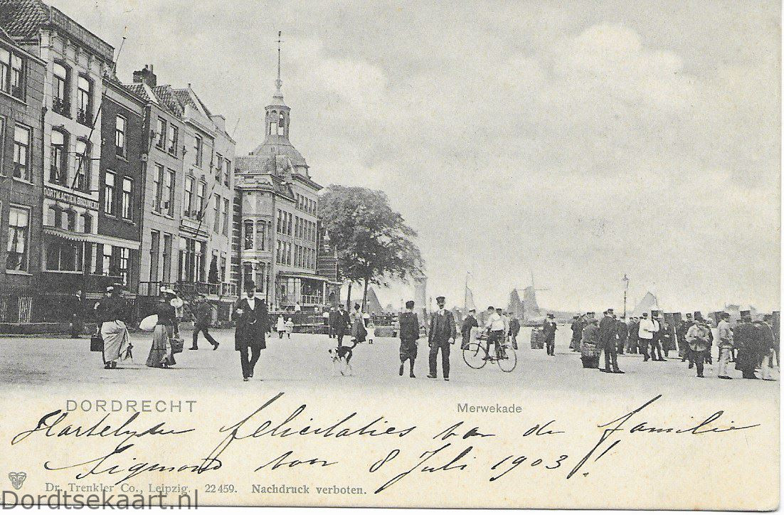 Zomaar weer eens een ansichtkaart van onze historische stad #Dordrecht