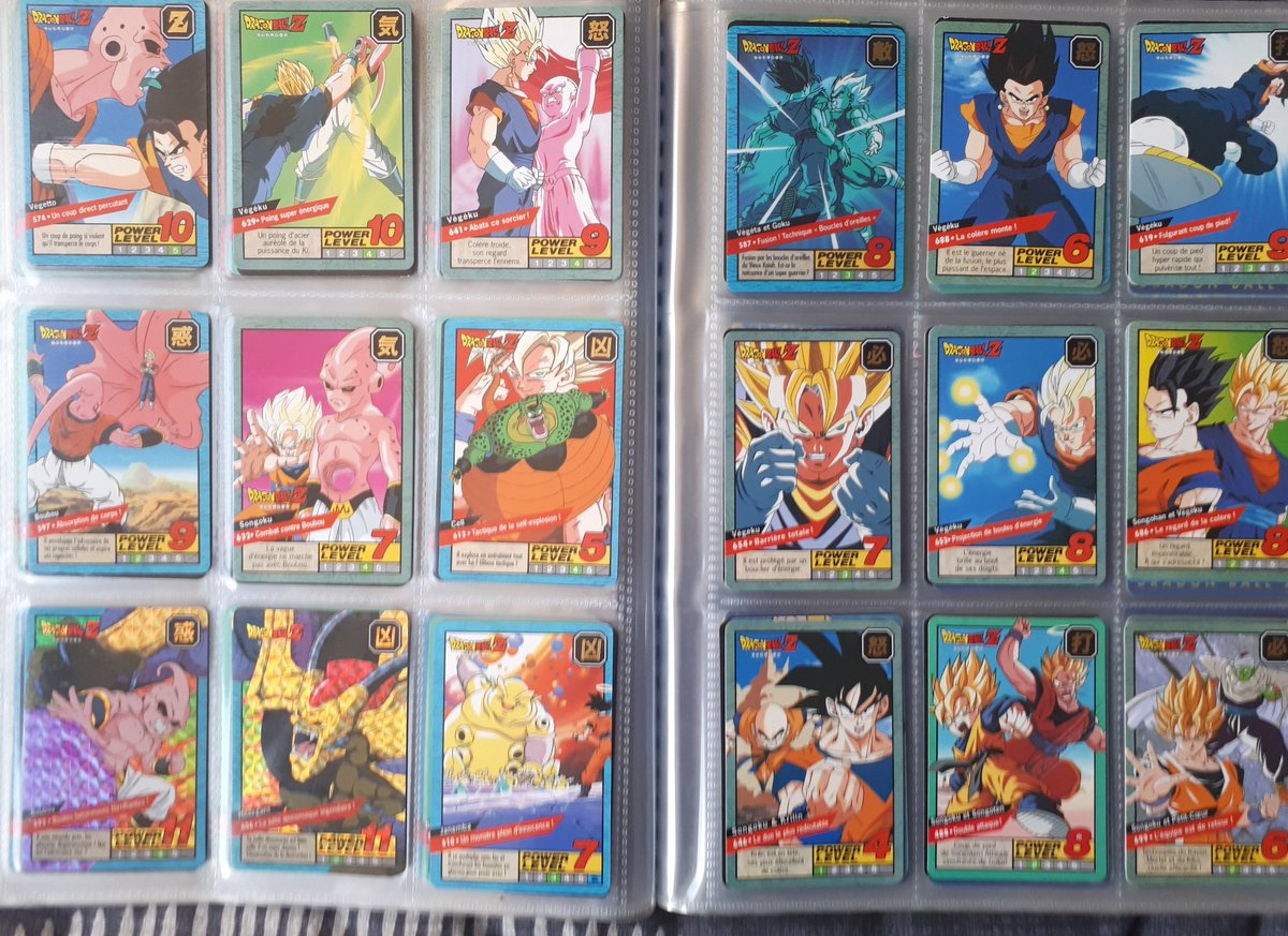 JedelBias's tweet image. C'est saturday Night ! Et qui dit  Saturday Night  dit #TheVoice ? Non c'est #cardass Night ! Je vous présente encore un petit échantillon de ma collection, les cartes doivent dater de 1995-1996.
#DragonBallZ #dragonballlegends #DragonBallSuper #dragonballfighterz #goku
