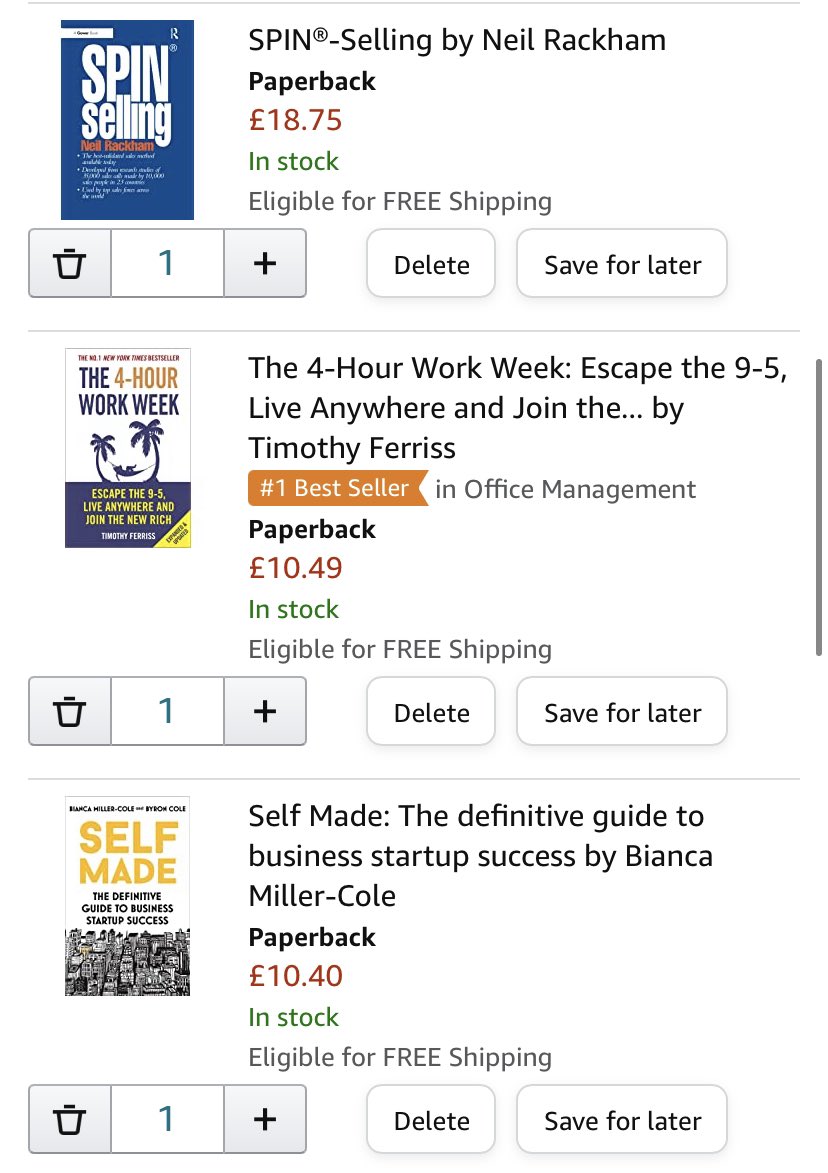 My shopping list...

What would you add?