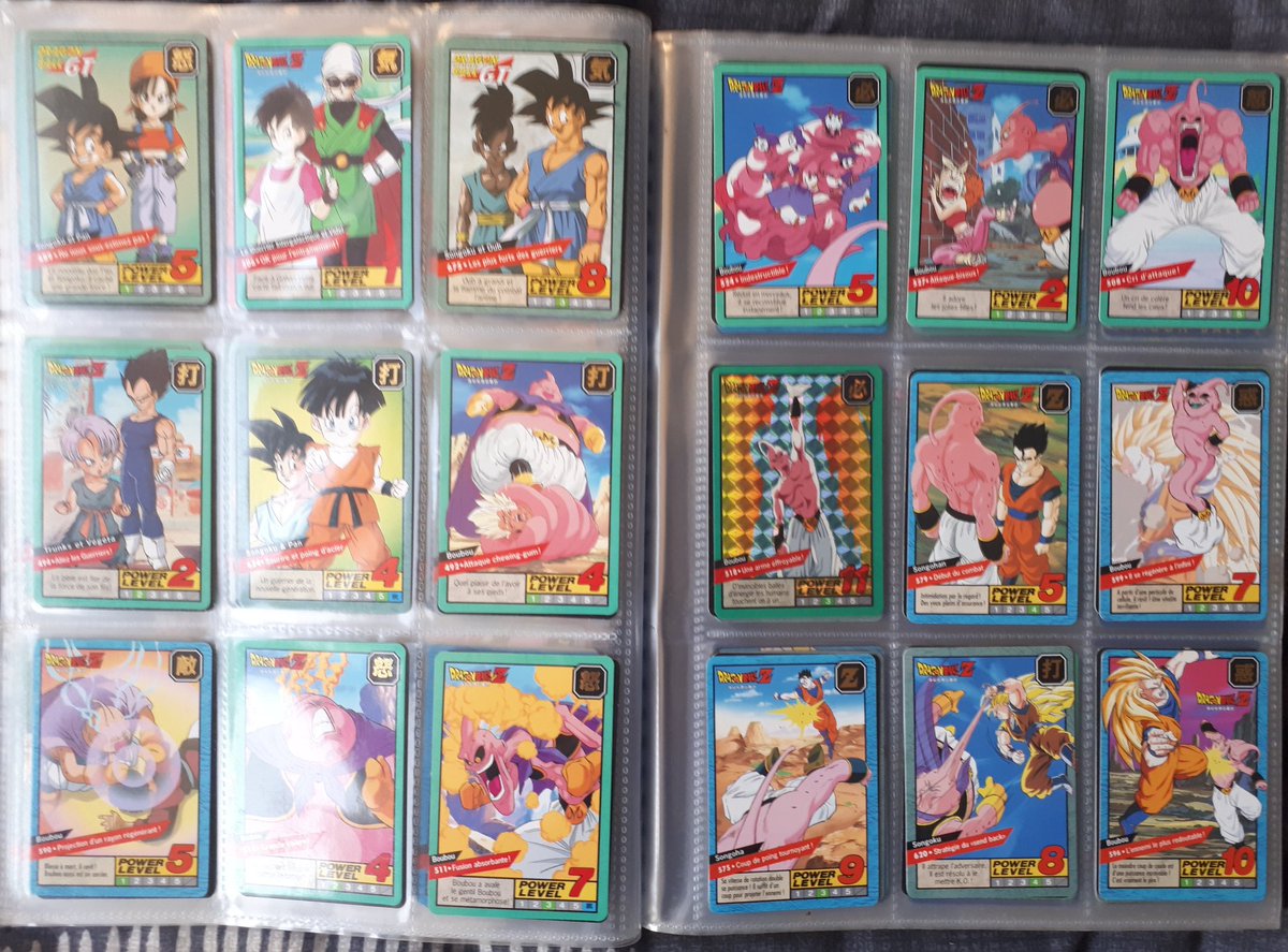 JedelBias's tweet image. C'est saturday Night ! Et qui dit  Saturday Night  dit #TheVoice ? Non c'est #cardass Night ! Je vous présente encore un petit échantillon de ma collection, les cartes doivent dater de 1995-1996.
#DragonBallZ #dragonballlegends #DragonBallSuper #dragonballfighterz #goku