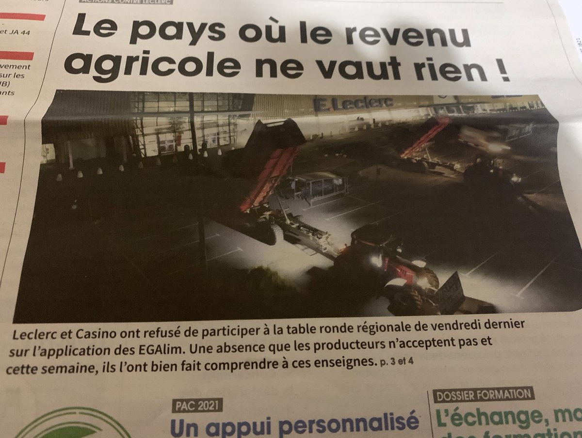 Ne rien lâcher <a href="/Leclerc_MEL/">Michel-Edouard Leclerc</a> <a href="/FNSEA/">La FNSEA</a> <a href="/J_Denormandie/">Julien Denormandie</a>