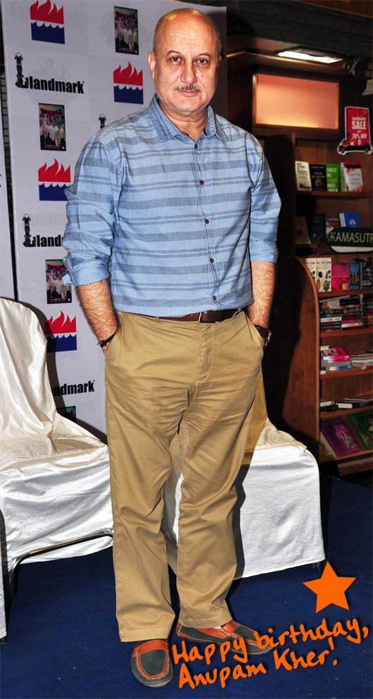 Happy 66th Birthday to Indian Actor,
Mr Anupam Kher Ji. 