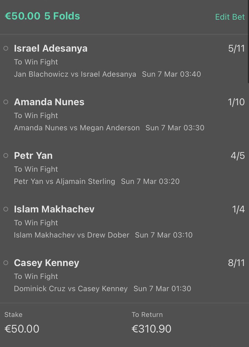 Tony the Don - MMA Tipster 💰 tweet media