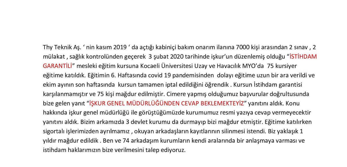 typogrencisi's tweet photo. Thyteknk İstihdamsozu daha kaç tweet atılmalı bizim mağduriyetimizi görmeniz için @BilalEksiTHY @bekirakturk54 @ProfDrHulagu @ZehraZumrutS https://t.co/9ZjgWNp1Vw