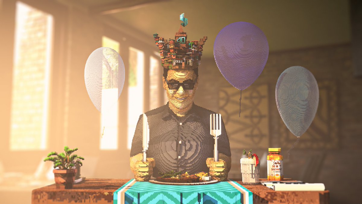 EverPresent7's tweet image. Over the past few weeks, over 35 people have collaborated to create this plot for @braceyourself07 (Mikedmd- Owner of @BuildersRefuge for his birthday and a thank you for all his hard dedication to BR.

1/2 renders @LordKingCrown 
3/4 renders by @iSkeletonzHD 

More info 
1/2