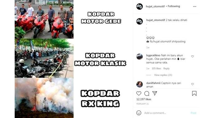 Meme Otomotif Pekan Ini: Saat Pengguna 2-Tak Berkumpul, Asap pun Mengepul dlvr.it/Rv69CN