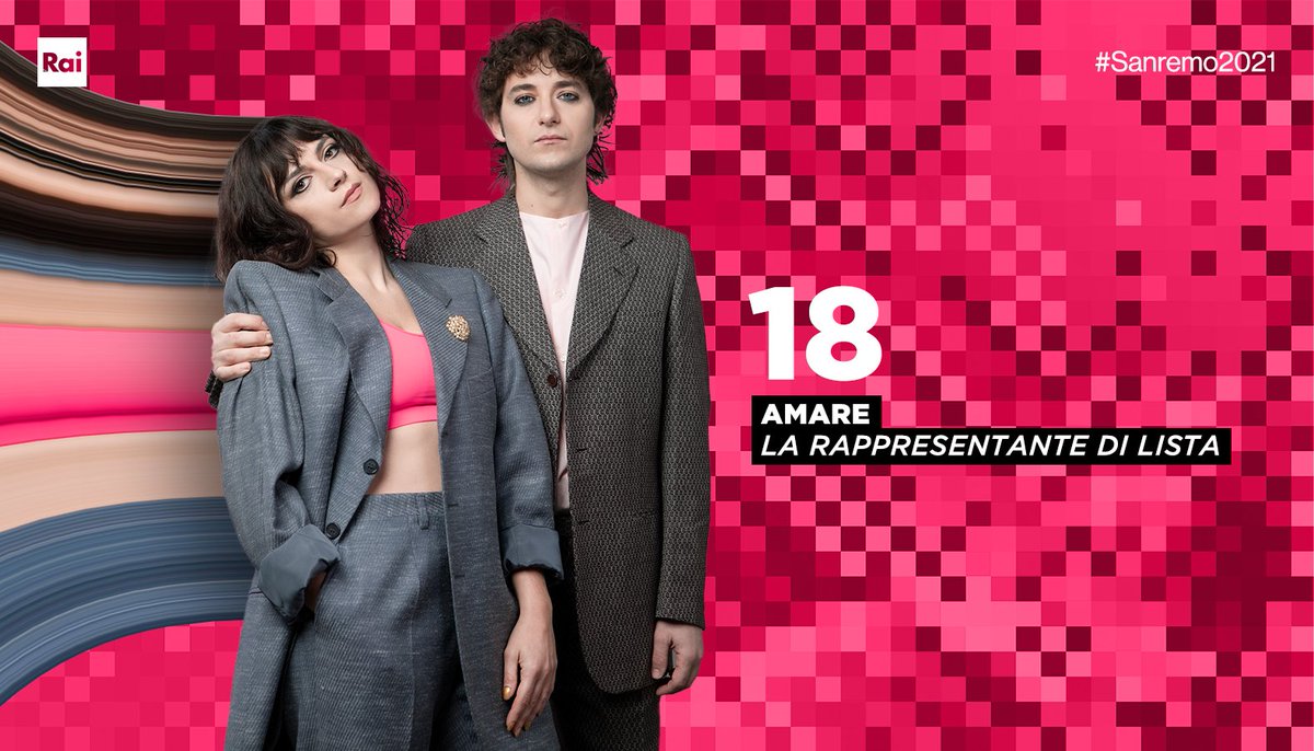 SanremoRai's tweet photo. 🎤 @LRDLofficial
🎧 #Amare
#Sanremo2021 https://t.co/z6lBTqxmSJ