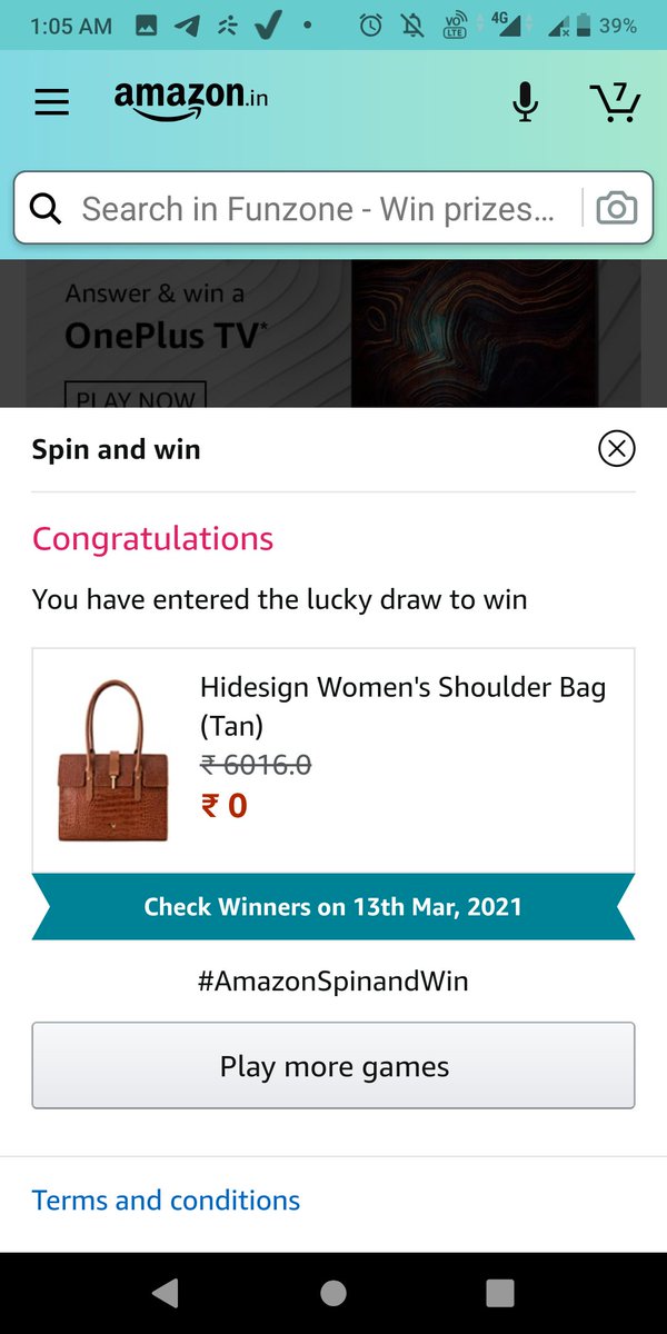 ManojitKumarMa4's tweet photo. #AmazonSpinandWin @ManojitKumarMa4 https://t.co/bCmCsP4r4l