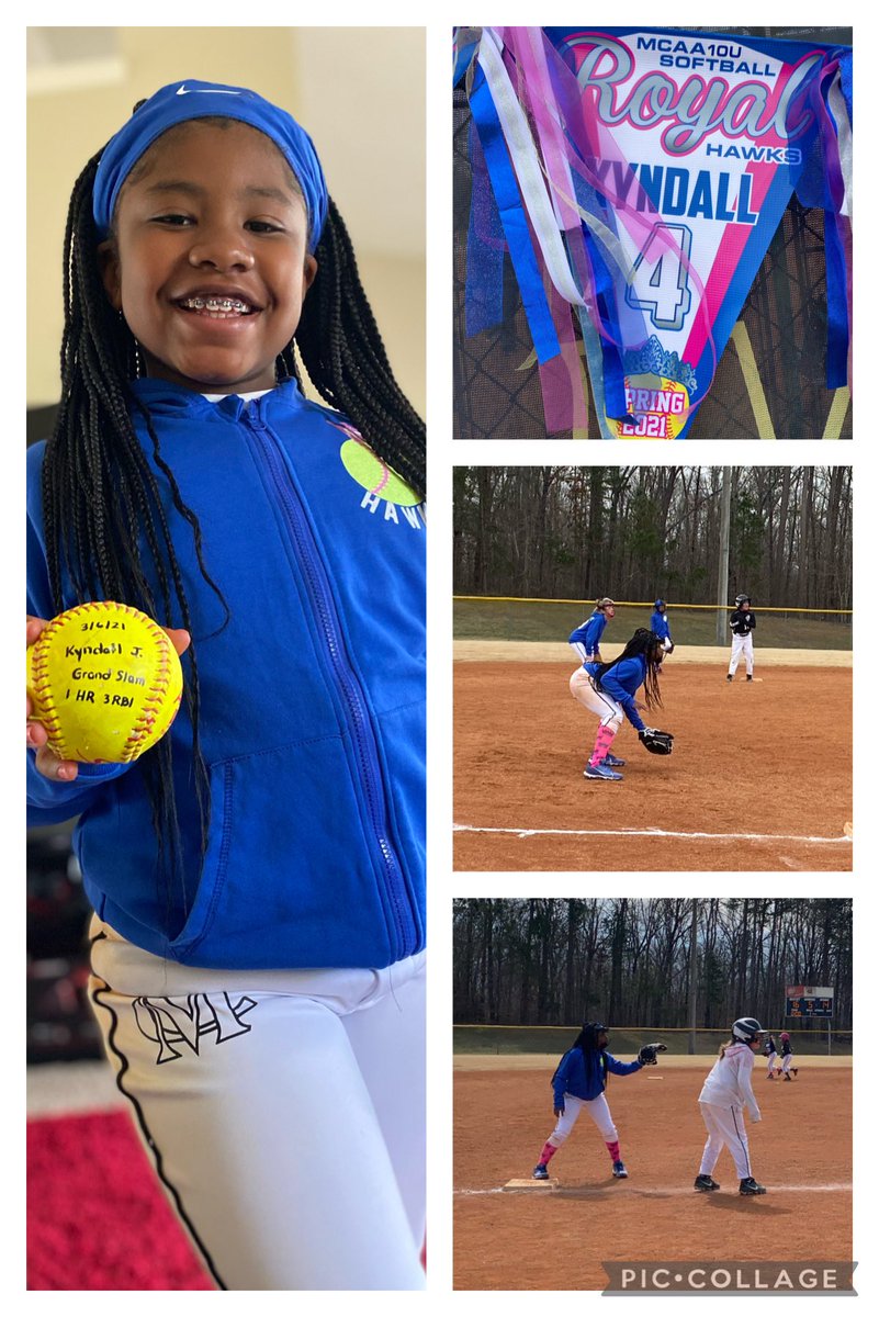 Kyndall_Jones4's tweet photo. First game, first home run of the season! #iamabeast https://t.co/ioaWcLZ50R