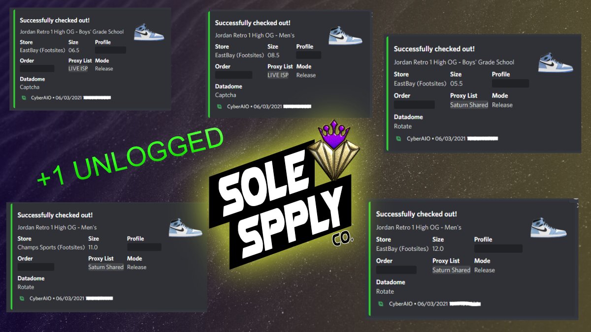 Not as many as I'd like, but can't complain 🤷‍♂️

3 Successful ACO $lots for <a href="/SoleSpplyCo/">Sole Supply Co.</a> members!

S/o @cyberaiosuccess for carrying me on footsites😂

Proxies: <a href="/LiveProxies/">Live Proxies</a> <a href="/ProxyWorId/">Proxy World</a> 
Groups: <a href="/SoleSpplyCo/">Sole Supply Co.</a> <a href="/RestockWorld/">RestockWorld</a> @RyzeIO  
Servers: <a href="/OculusServers/">OculusServers</a>