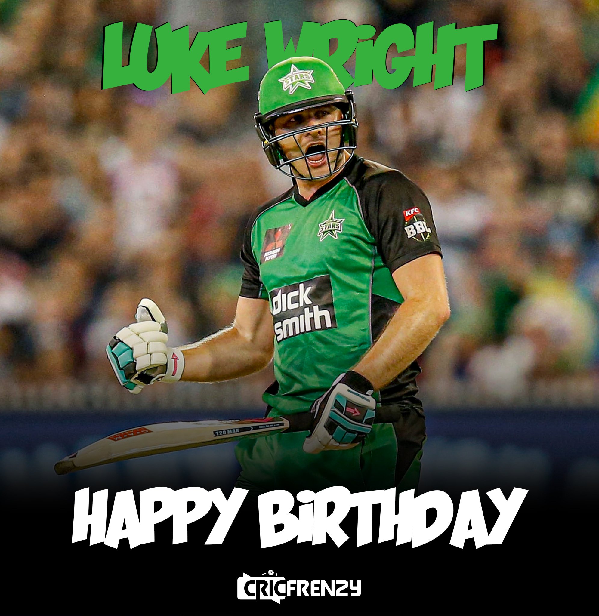 Happy birthday Luke Wright    