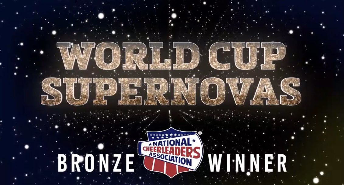 WorldCupallstar's tweet photo. Congratulations World Cup 𝑺𝒖𝒑𝒆𝒓𝒏𝒐𝒗𝒂𝒔! NCA Bronze Winner. 🏆❤️💙#TheWorkWasWorthIt #Mini1 @NCAupdates https://t.co/tMbiZD0bjl