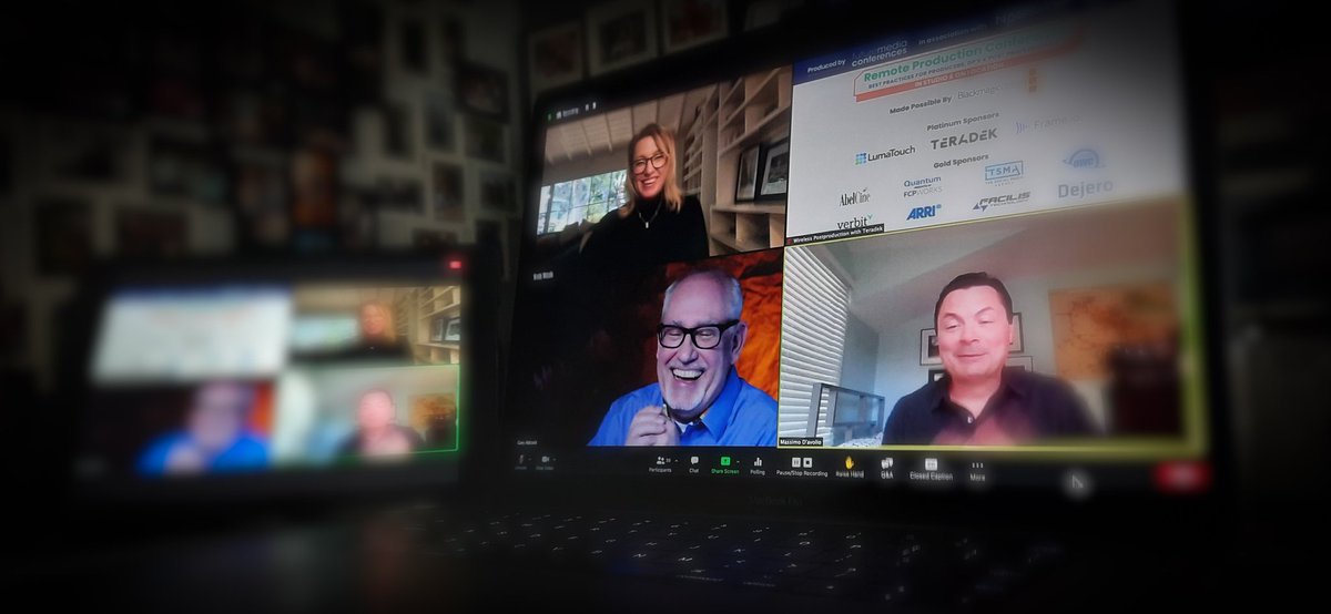 zackdirektor's tweet image. And this is where magic happens.
Regardless of distance and time zones @garyadcock always delivering compelling content with a big smile. It shows how much one loves this beautiful craft.
#wirelessproduction on #RemoteProductionConference by @FMC_Conferences
