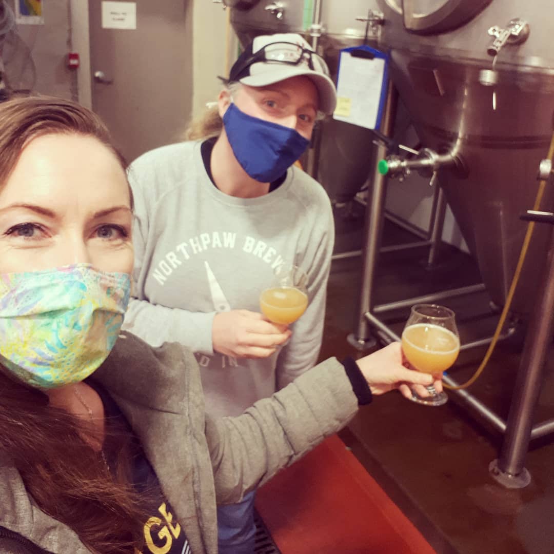 Belladonsah's tweet photo. Bottling and selling "my" Freya's Gift Hazy IPA with kveik this weekend at Northpaw in Port Coquitlam! All proceeds go to the Soroptomist Society of Tricities in honour of #InternationalWomensDay #craftbeer #bcbeer #bcbreweries https://t.co/vhtTyKPifM
