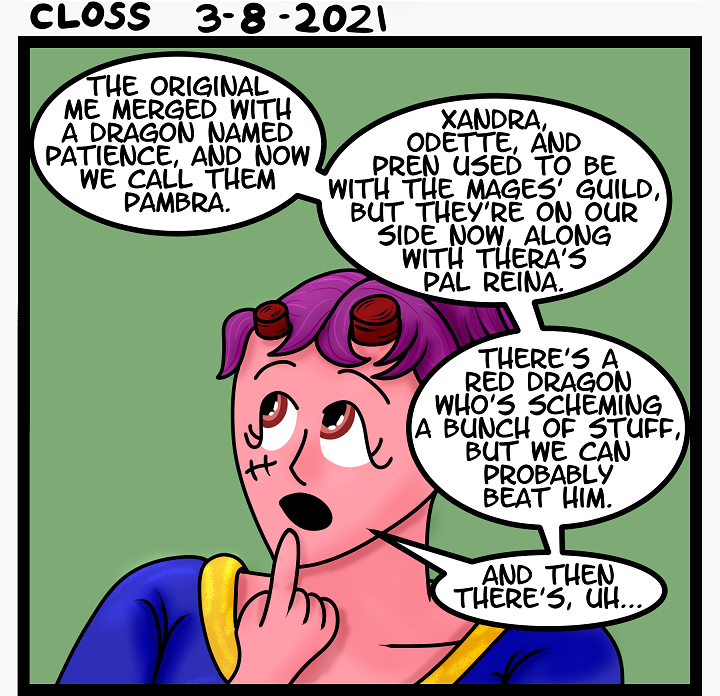 DaGuildmistress's tweet photo. Today's Comic: A Thorough and Concise Recap

Special thanks to my Patreon Pals for their generous support! Did you know?: They are all Great https://t.co/8cMKKrf9QH