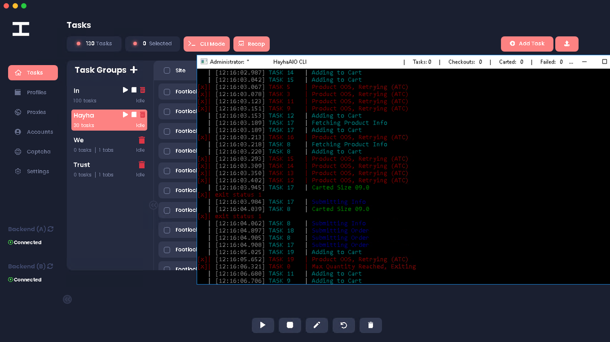notslurr's tweet photo. Woke up too late to be able to actually hit mens pairs, but this is fine with me. So many declines though ):

Bot: @HayhaBots 

Proxies: @ProxiesPlug  (Got Checkouts Instantly) https://t.co/v4SlMVsWBG