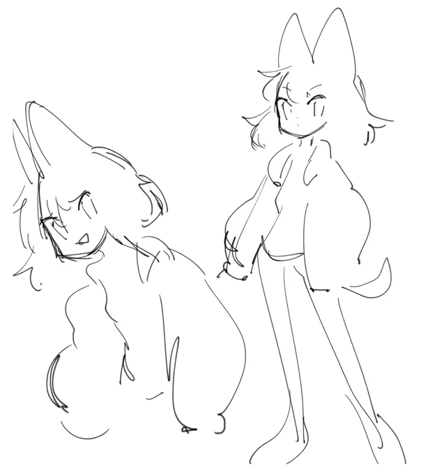 sketch &amp; final (february patreon/twitch sub sippypup design #1) 