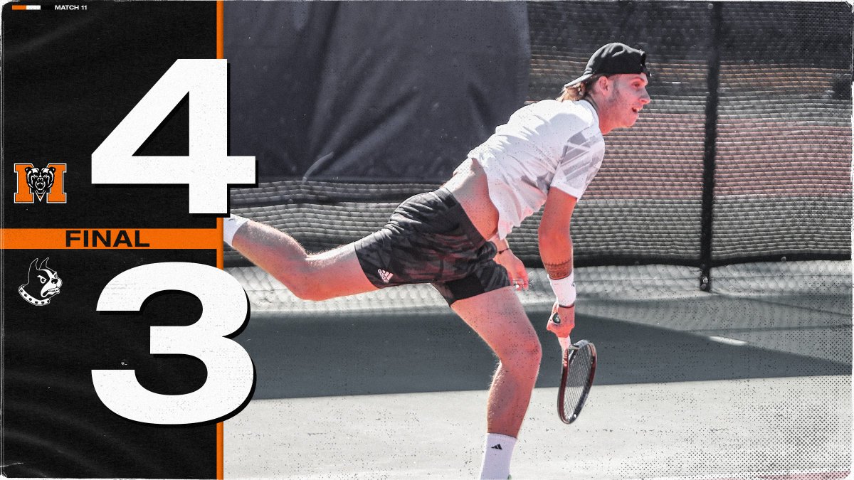 MercerMTennis's tweet photo. Bears Win!! 

#LightTheBridge | #RoarTogether https://t.co/Egu3ouFFwQ