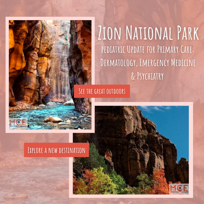 MCEConferences's tweet photo. Join us for our first ever CME Conference in Zion National Park! Taking place April 16 - 18, 2021. Visit our website for more details.

#mceconferences https://t.co/kgUigo4wwC