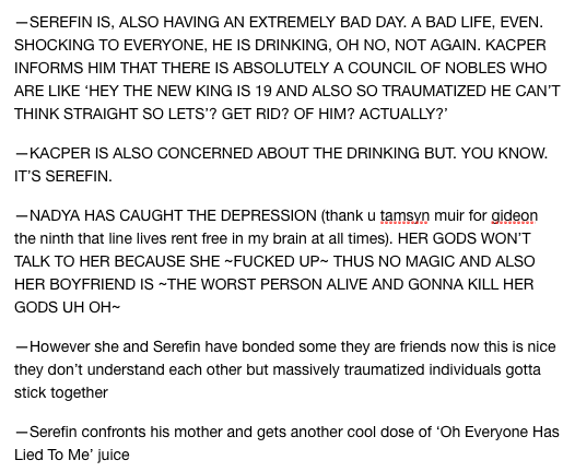 someone asked me to do a bad ruthless gods summary in the lead up to blessed monsters like i did for wicked saints and oh my god it's so much longer so much happens in this book