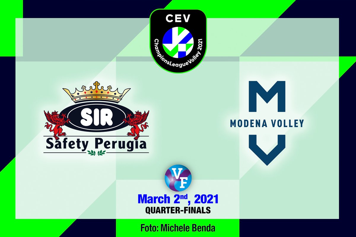 VolleyFoto's tweet photo. #CLvolleyM Sir Sicoma Monini PERUGIA vs Leo Shoes MODENA, Quarter-Finals, CEV Champions League Volley 2021 - Men 📷 photo by @mbgrog ➡ https://t.co/VZAQbzGqZv https://t.co/nhRs25hGtt