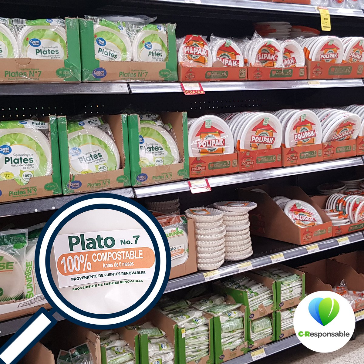 CResponsableapp's tweet photo. Cuando consumimos damos un voto de confianza al producto. Es el momento perfecto para mostrar qué voto eliges y si ese voto es sostenible. ♻️ #CResponsable #ConsumoResponsable #consumosostenible #consumoconsciente https://t.co/4Fqa6WdtGS