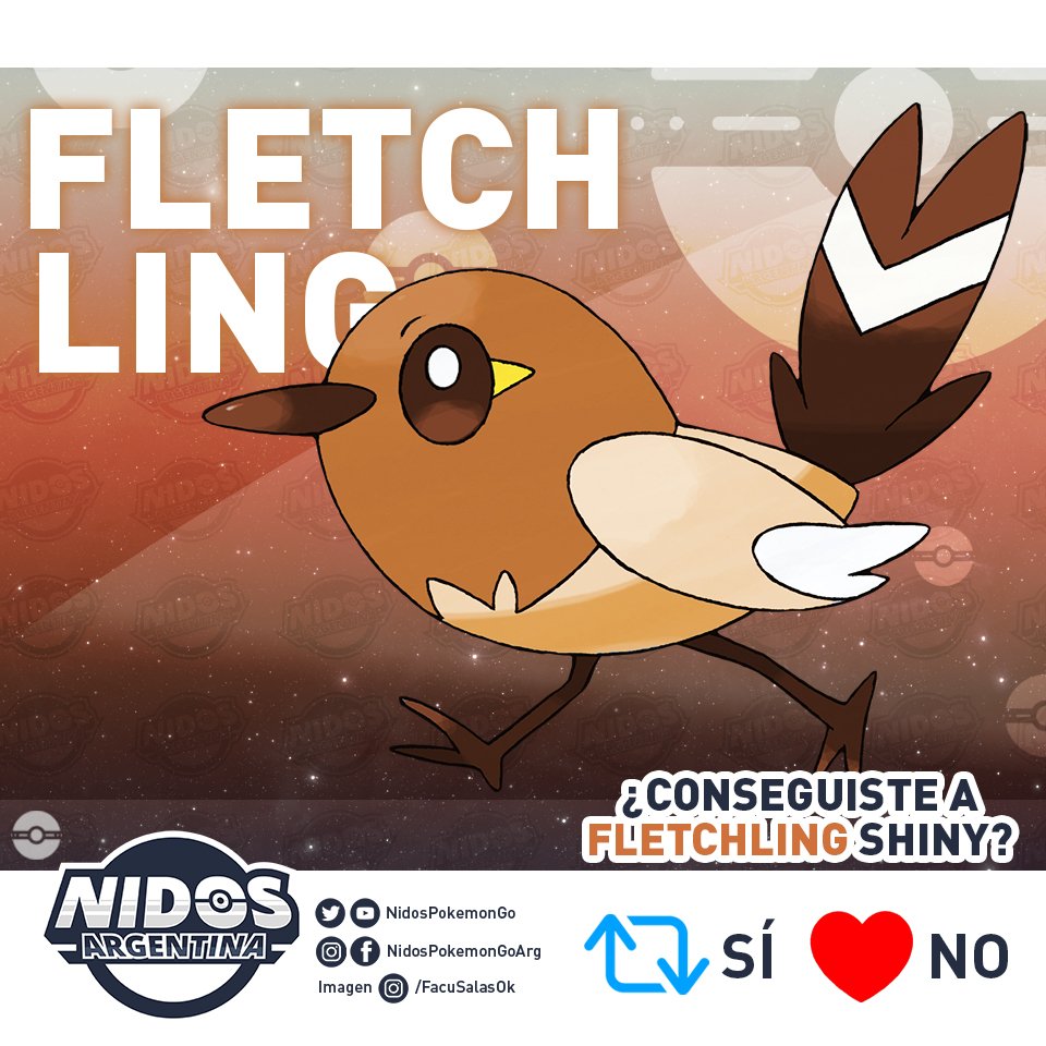NidosArgentina's tweet photo. ¿Conseguiste a Fletchling shiny?

¡Contanos cómo te fue en este #PokemonGOCommunityDay!
.
Diseño: https://t.co/jwqqIsIb0W https://t.co/GxM0xem6M1