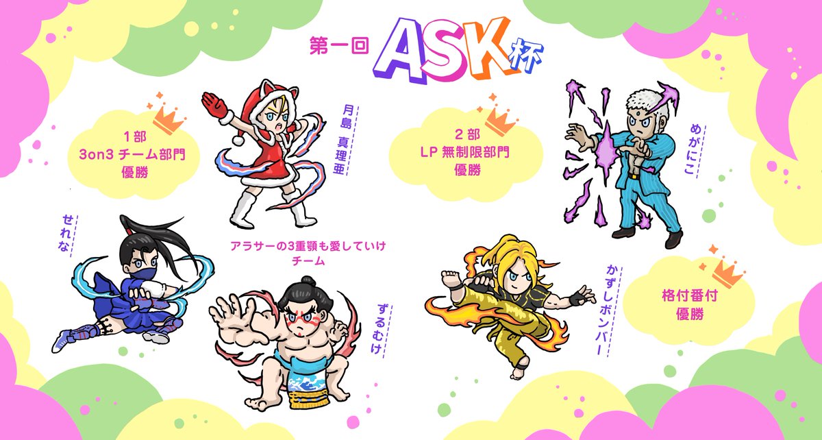 第1回ASK杯お疲れ様でした!  #ASK杯 